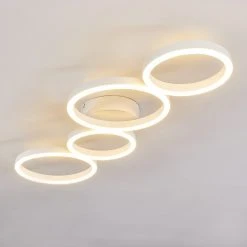 Hofstein Grasse Deckenleuchte LED Wei&szlig;, 1-flammig -LED Leuchten Verkäufe 2022 grasse deckenleuchte h3372784 3