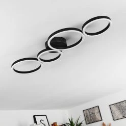 Hofstein Grasse Deckenleuchte LED Schwarz, 1-flammig -LED Leuchten Verkäufe 2022 grasse deckenleuchte h3374924 10