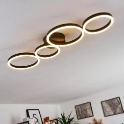 Hofstein Grasse Deckenleuchte LED Schwarz, 1-flammig -LED Leuchten Verkäufe 2022 grasse deckenleuchte h3374924 6