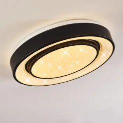 Hofstein Grimacco Deckenleuchte LED Schwarz, 1-flammig, Farbwechsler -LED Leuchten Verkäufe 2022 grimacco deckenleuchte h3383476 9