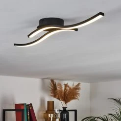 Hofstein Grossari Deckenleuchte LED Schwarz, 2-flammig -LED Leuchten Verkäufe 2022 grossari deckenleuchte h3380918 10