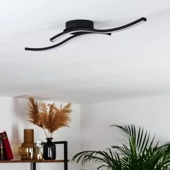 Hofstein Grossari Deckenleuchte LED Schwarz, 2-flammig -LED Leuchten Verkäufe 2022 grossari deckenleuchte h3380918 8