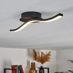 Hofstein Grossari Deckenleuchte LED Schwarz, 1-flammig -LED Leuchten Verkäufe 2022 grossari deckenleuchte h3380932 10