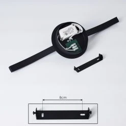 Hofstein Grossari Deckenleuchte LED Schwarz, 1-flammig -LED Leuchten Verkäufe 2022 grossari deckenleuchte h3380932 3