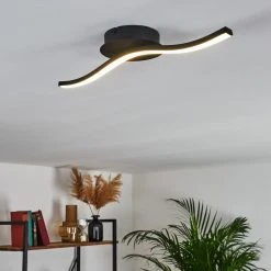 Hofstein Grossari Deckenleuchte LED Schwarz, 1-flammig -LED Leuchten Verkäufe 2022 grossari deckenleuchte h3380932 5