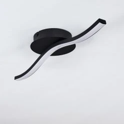 Hofstein Grossari Deckenleuchte LED Schwarz, 1-flammig -LED Leuchten Verkäufe 2022 grossari deckenleuchte h3380932 6