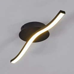 Hofstein Grossari Deckenleuchte LED Schwarz, 1-flammig -LED Leuchten Verkäufe 2022 grossari deckenleuchte h3380932 7