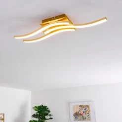 Hofstein Grossarl Deckenleuchte LED Gold, 1-flammig -LED Leuchten Verkäufe 2022 grossarl deckenleuchte h3373293 2