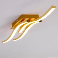Hofstein Grossarl Deckenleuchte LED Gold, 1-flammig -LED Leuchten Verkäufe 2022 grossarl deckenleuchte h3373293 4