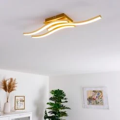 Hofstein Grossarl Deckenleuchte LED Gold, 1-flammig -LED Leuchten Verkäufe 2022 grossarl deckenleuchte h3373293 9