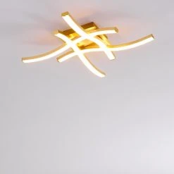 Hofstein Grossarl Deckenleuchte LED Gold, 4-flammig -LED Leuchten Verkäufe 2022 grossarl deckenleuchte h3373316 10