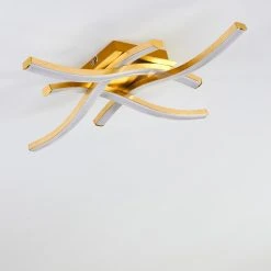 Hofstein Grossarl Deckenleuchte LED Gold, 4-flammig -LED Leuchten Verkäufe 2022 grossarl deckenleuchte h3373316 14