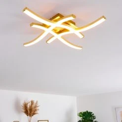 Hofstein Grossarl Deckenleuchte LED Gold, 4-flammig -LED Leuchten Verkäufe 2022 grossarl deckenleuchte h3373316 2