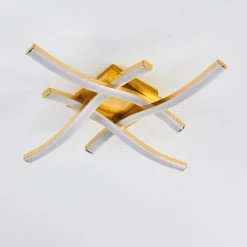 Hofstein Grossarl Deckenleuchte LED Gold, 4-flammig -LED Leuchten Verkäufe 2022 grossarl deckenleuchte h3373316 3