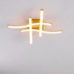 Hofstein Grossarl Deckenleuchte LED Gold, 4-flammig -LED Leuchten Verkäufe 2022 grossarl deckenleuchte h3373316 5