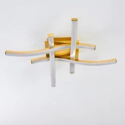 Hofstein Grossarl Deckenleuchte LED Gold, 4-flammig -LED Leuchten Verkäufe 2022 grossarl deckenleuchte h3373316 7