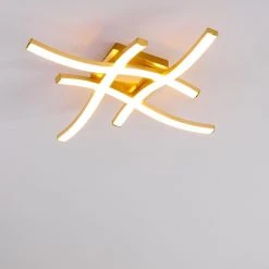 Hofstein Grossarl Deckenleuchte LED Gold, 4-flammig -LED Leuchten Verkäufe 2022 grossarl deckenleuchte h3373316 8