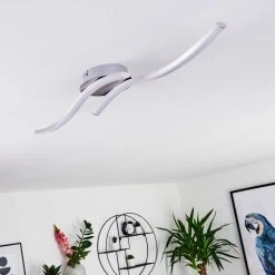 Hofstein Grossarl Deckenleuchte LED Nickel-Matt, 2-flammig -LED Leuchten Verkäufe 2022 grossarl deckenleuchte h3393529 10