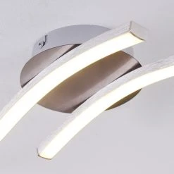 Hofstein Grossarl Deckenleuchte LED Nickel-Matt, 2-flammig -LED Leuchten Verkäufe 2022 grossarl deckenleuchte h3393529 11