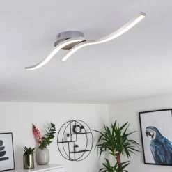 Hofstein Grossarl Deckenleuchte LED Nickel-Matt, 2-flammig -LED Leuchten Verkäufe 2022 grossarl deckenleuchte h3393529 6