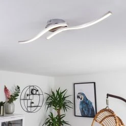 Hofstein Grossarl Deckenleuchte LED Nickel-Matt, 2-flammig -LED Leuchten Verkäufe 2022 grossarl deckenleuchte h3393529 9