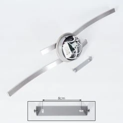 Hofstein Grossarl Deckenleuchte LED Chrom, 2-flammig -LED Leuchten Verkäufe 2022 grossarl deckenleuchte h3394069 4