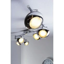 Hofstein Grosseto Deckenspot LED Chrom, 6-flammig -LED Leuchten Verkäufe 2022 grosseto deckenspot h335 21
