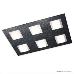 Grossmann BASIC Deckenleuchte LED Anthrazit, 6-flammig -LED Leuchten Verkäufe 2022 grossmann basic deckenleuchte 76 790 019 2