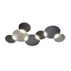 Grossmann CIRC Deckenleuchte LED Grau, Silber, 1-flammig -LED Leuchten Verkäufe 2022 grossmann circ deckenleuchte 76 829 157 2