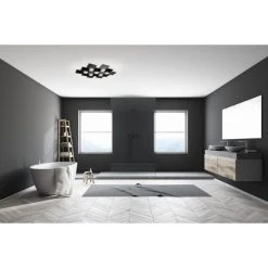 Grossmann CREO Deckenleuchte LED Schwarz, 7-flammig