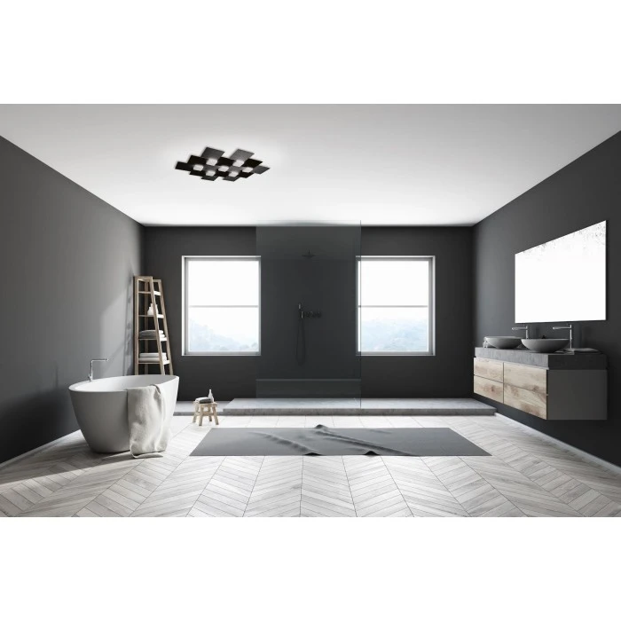 Grossmann CREO Deckenleuchte LED Schwarz, 7-flammig 1 Grossmann CREO Deckenleuchte LED Schwarz, 7-flammig