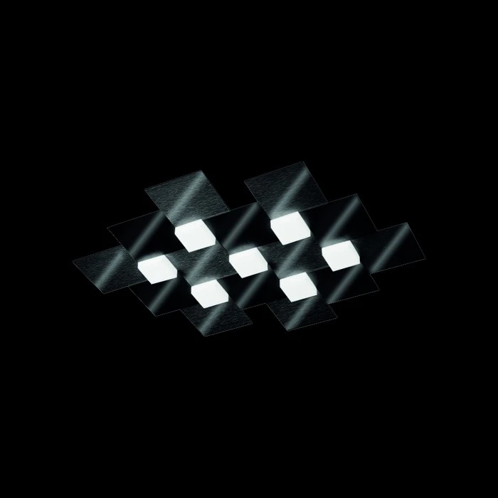 Grossmann CREO Deckenleuchte LED Schwarz, 7-flammig 4 Grossmann CREO Deckenleuchte LED Schwarz, 7-flammig – Bild 4