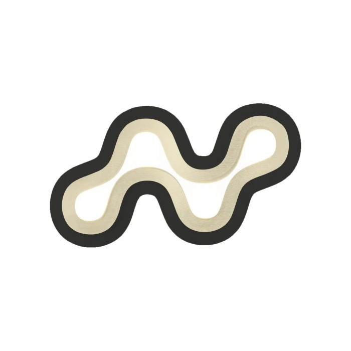 Grossmann DELIA Wandleuchte LED Schwarz, Champagnerfarben, Champagner, 4-flammig 2 Grossmann DELIA Wandleuchte LED Schwarz, Champagnerfarben, Champagner, 4-flammig – Bild 2