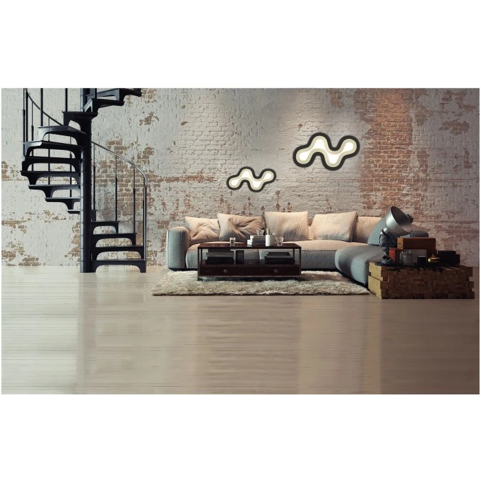 Grossmann DELIA Wandleuchte LED Schwarz, Champagnerfarben, Champagner, 4-flammig 1 Grossmann DELIA Wandleuchte LED Schwarz, Champagnerfarben, Champagner, 4-flammig