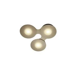 Grossmann DISC Deckenleuchte LED Braun, Gold, 3-flammig