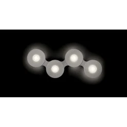 Grossmann DISC Deckenleuchte LED Grau, Silber, 4-flammig 9 Grossmann DISC Deckenleuchte LED Grau, Silber, 4-flammig -LED Leuchten Verkäufe 2022 grossmann disc deckenleuchte 74 830 091 4