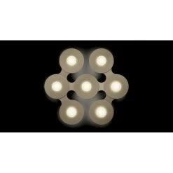 Grossmann DISC Deckenleuchte LED Braun, Gold, 7-flammig -LED Leuchten Verkäufe 2022 grossmann disc deckenleuchte 77 830 090 5