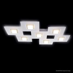 Grossmann KARREE Deckenleuchte LED Aluminium, Champagner, 7-flammig -LED Leuchten Verkäufe 2022 grossmann karree deckenleuchte 77 783 275 2