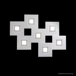 Grossmann KARREE Deckenleuchte LED Aluminium, Titan, 7-flammig -LED Leuchten Verkäufe 2022 grossmann karree deckenleuchte 77 783 278 3