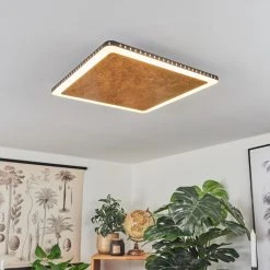 Hofstein Guacacallo Deckenpanel LED Schwarz, Wei&szlig;, Gold, 1-flammig -LED Leuchten Verkäufe 2022 guacacallo deckenpanel h3459805 8