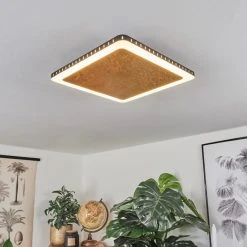 Hofstein Guacacallo Deckenpanel LED Schwarz, Wei&szlig;, Gold, 1-flammig -LED Leuchten Verkäufe 2022 guacacallo deckenpanel h3459836 6