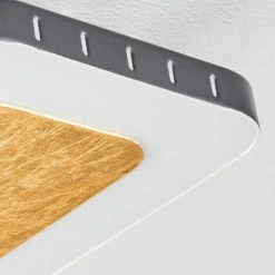 Hofstein Guacacallo Deckenpanel LED Schwarz, Wei&szlig;, Gold, 1-flammig -LED Leuchten Verkäufe 2022 guacacallo deckenpanel h3570906 2