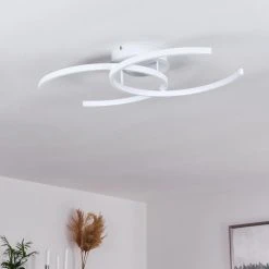 Hofstein Guinea Deckenleuchte LED Wei&szlig;, 2-flammig -LED Leuchten Verkäufe 2022 guinea deckenleuchte h3372371 12