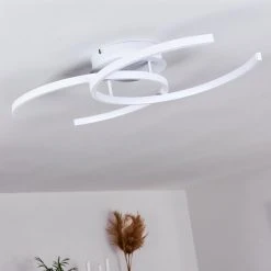 Hofstein Guinea Deckenleuchte LED Wei&szlig;, 2-flammig -LED Leuchten Verkäufe 2022 guinea deckenleuchte h3372371 18