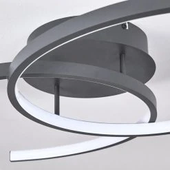 Hofstein Guinea Deckenleuchte LED Anthrazit, 2-flammig -LED Leuchten Verkäufe 2022 guinea deckenleuchte h3372395 10