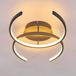 Hofstein Guinea Deckenleuchte LED Anthrazit, 2-flammig -LED Leuchten Verkäufe 2022 guinea deckenleuchte h3372395 11