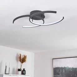 Hofstein Guinea Deckenleuchte LED Anthrazit, 2-flammig -LED Leuchten Verkäufe 2022 guinea deckenleuchte h3372395 18