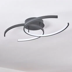 Hofstein Guinea Deckenleuchte LED Anthrazit, 2-flammig -LED Leuchten Verkäufe 2022 guinea deckenleuchte h3372395 5