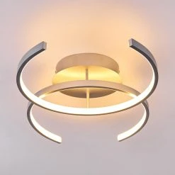 Hofstein Guinea Deckenleuchte LED Titan, 2-flammig -LED Leuchten Verkäufe 2022 guinea deckenleuchte h3372418 11