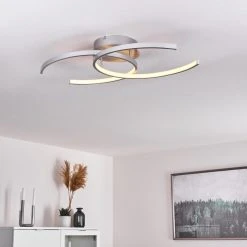 Hofstein Guinea Deckenleuchte LED Titan, 2-flammig -LED Leuchten Verkäufe 2022 guinea deckenleuchte h3372418 14